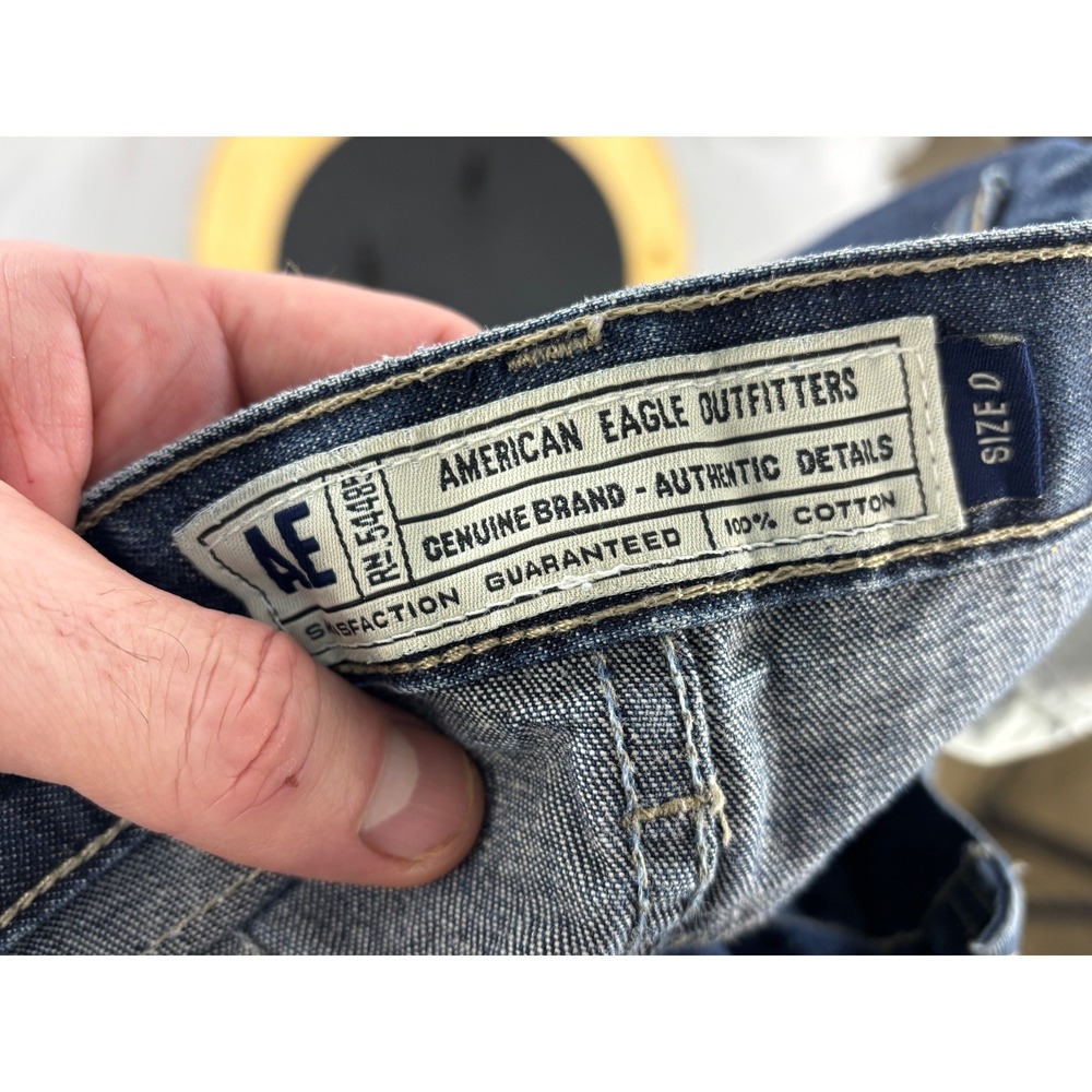 American Eagle Women's Bootcut Jeans Size 0 Faded Indigo Classic - Picture 3 of 14